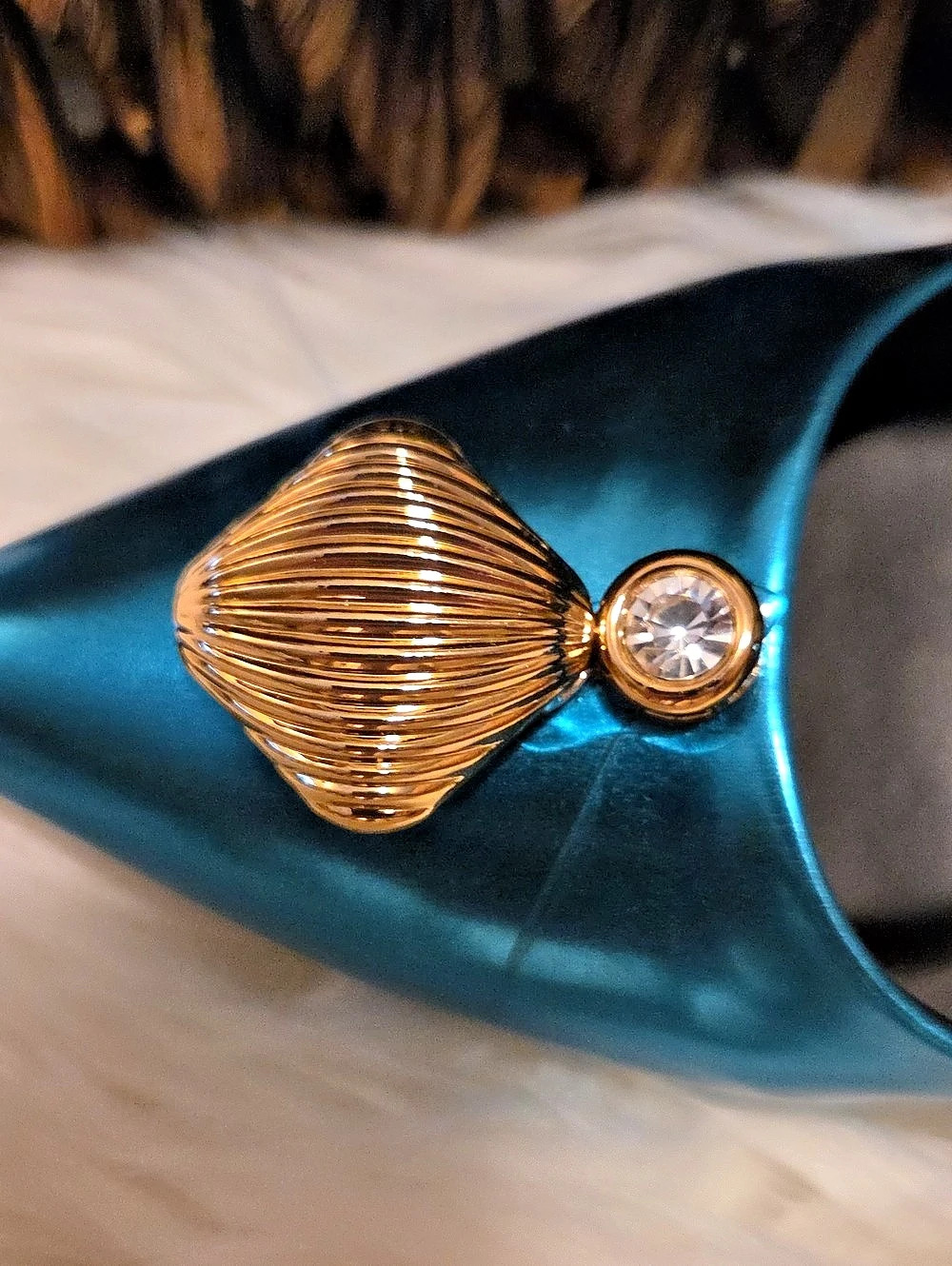 Call It Spring Blue stilleto Heel Pump - Picture 1 of 7
